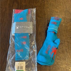 Spyder Boy’s Blue Ski Socks